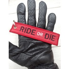 Yeles Ride Or Die Motorcu Kumaş Anahtarlık