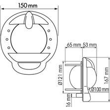 Goldsea Marin Contest 101 Pusula Kırmızı Kart Plastimo