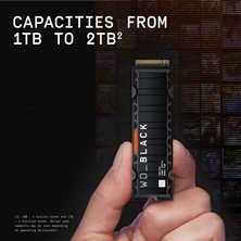 Wd_black 1tb SN850X Nvme Dahili Oyun SSD Soğutucu ile Katı Hal Sürücüsü - Playstation 5 (WDS100T2XHE)