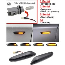 Klcs Bmw E 90  Kasa Kayar LED Çamurluk Sinyali Aksesuar