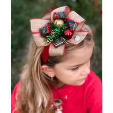 Queen Aksesuar Yeni Yıl Yılbaşı Lüks Özel Tasarım Yetişkin Çocuk Tacı Toplu Süslü Hasır Taç Saten Kırmızı