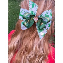 Queen Aksesuar Geyikli Yeni Yıl Yılbaşı Lüks Özel Tasarım Yetişkin Çocuk Otomatik Klipsli Toka Gold Noel Geyiği