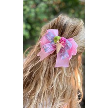 Queen Aksesuar Pembe Cupcake Pasta Külah Dondurma Şirin Metal Klipsli Fiyonk Toka