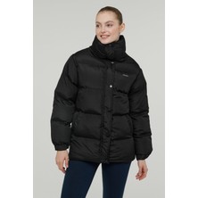 Kinetix W-SN2060 Serena Coat 2pr Siyah Kadın Uzun Kaban