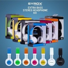 Syrox K11 Mikrofonlu Stereo Kablolu Kulak Üstü Kulak