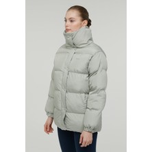 Kinetix W-SN2060 Serena Coat 2pr Pastel Mınt Kadın Uzun Kaban