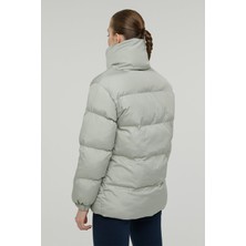 Kinetix W-SN2060 Serena Coat 2pr Pastel Mınt Kadın Uzun Kaban