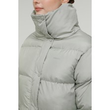 Kinetix W-SN2060 Serena Coat 2pr Pastel Mınt Kadın Uzun Kaban