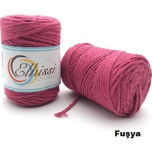 Makrome Büklüm Tarama Ipi (3 MM-250 Gr) Fuşya