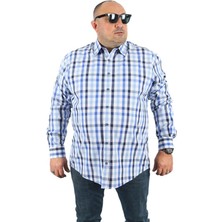 Starbattal Büyük Beden Erkek Günlük Stil Uzun Kol Gömlek Regular Fit