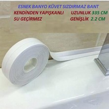 WHB Banyo Küvet Lavabo Tezgah Su Sızdırmaz Kenar Bant - 3,2 M x 38 mm