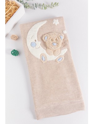 Babymod Ayıcık Figürlü Kız/erkek Welsoft Astarlı Bebek Battaniye