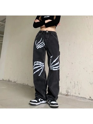 Favorim50Ton Punk Bol Paça Unisex Pantolon