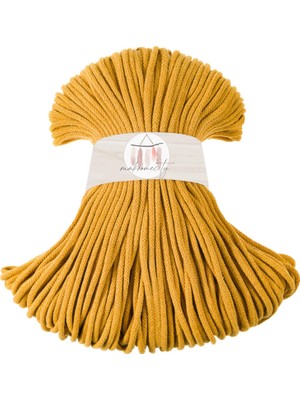 Makromecity Makrome Ip (10 Metre) Hardal Kordon Kaytan Dokuma Ip Sepet Supla Salıncak Çanta Paspas Ipi Çok Amaçlı Ip