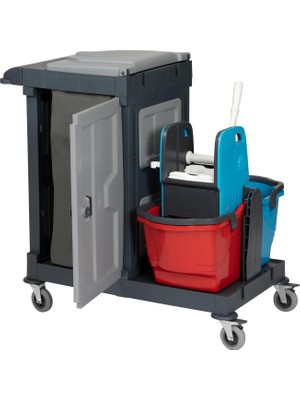 Üçtem Özerkan Plastik Alfacart Temizlik Arabası AC2108