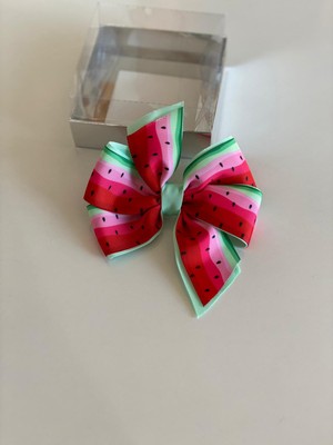 Queen Aksesuar Karpuz  Kız Çocuk Bebek  Doğum Günü Hediye  Pensli Toka