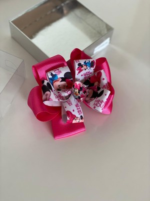 Queen Aksesuar Mini Mouse Kız Çocuk Bebek  Doğum Günü Hediye  Pensli Toka