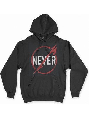 Cix Metallica Through The Never Siyah Sweatshirt Hoodie