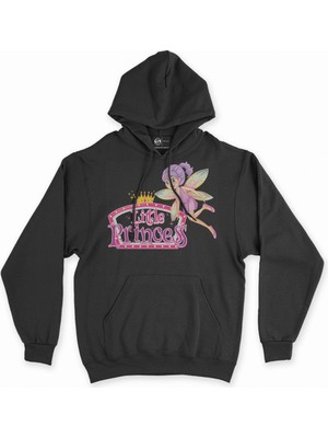 Cix Küçük Prenses Little Princess Siyah Sweatshirt Hoodie