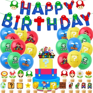 Doğum Günü Balon Seti - Mario (Yurt Dışından)