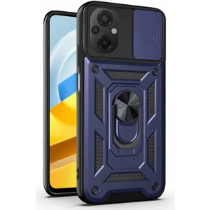 Xiaomi Poco M5 Kılıf Impact Resistant Lacivert