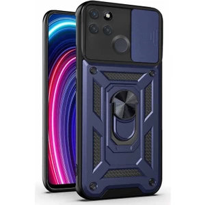 Realme C21Y Kılıf Impact Resistant Lacivert