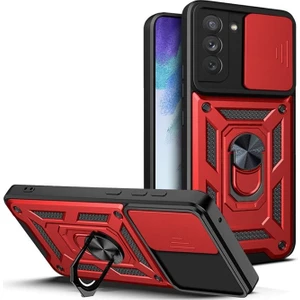 Samsung Galaxy A04S Kılıf Kamera Korumalı Sürgülü  + Ekran Koruyucu