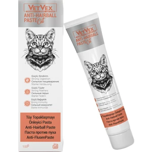 Anti Hairball Pasta Tüy Topaklaşmayı Önleyici Malt Güçlü Tüyler Güçlü Sindirim - Vetvex