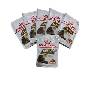 Royal Canin AGEING12+ Gravy Soslu Pouch Yaşlı Kedi Yaş Maması 6X85 gr