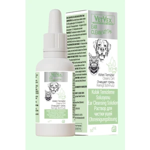 Ear Clean Kedi ve Köpekler Için Kulak Temizleme Solisyonu 50 ml -Vetvex
