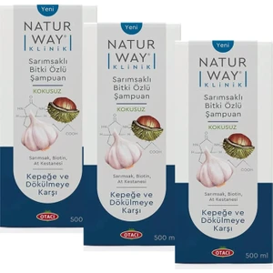 Naturway Klinik Sarımsaklı Şampuan 500 Ml *3 Adet