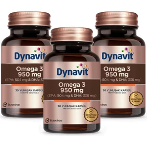 Omega 3 950 Mg 30 Yumuşak Kapsül 3 Adet