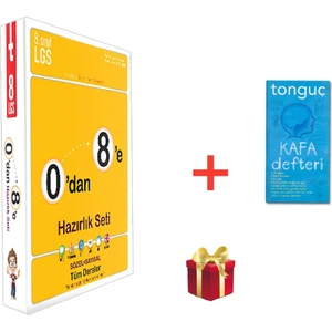Tonguç Akademi 8. Sınıf 0'dan 8'e Hazırlık Seti - Kafa Defteri