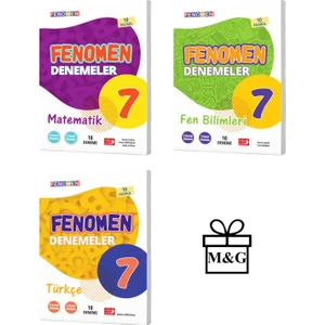 Fenomen Yayıncılık 7. Sınıf Matematik Fen Bilimleri Türkçe Deneme