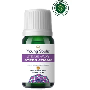 Young Souls Aromatherapy Stress Away Essential Oil Blend Stres Atmak Uçucu Yağ Karışımı 10 ml