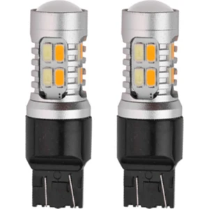 T20 7443 W21/5 W 5630 Ampuller Çift Renkli LED Ampul Canbus Araba Dönüş Sinyali Lambası (Yurt Dışından)
