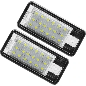Araba LED Plaka Plaka Işık Lambası Beyaz -Audi A3 S3 8p A4 B6 B7 A5 A6 4f Q7 A8 S8 C6 (Yurt Dışından)