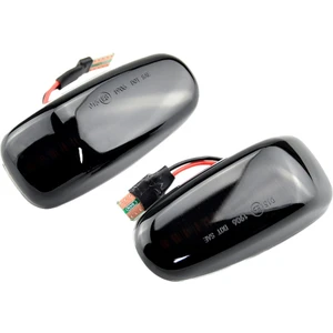 Araba LED Dinamik Yan Işaretleyici Sinyal Lambası Işık Dönüş Lambası Mercedes-Benz W210 W202 W208 R170 Vito W638 Siyah (Yurt Dışından)