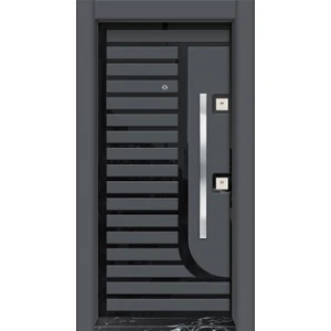 Mono Çelik Kapı  MN-1009 Antrasit Daire Giriş Kapısı, Çelik Kapı