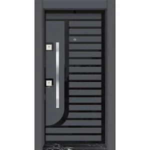 Mono Çelik Kapı  MN-1009 Antrasit Daire Giriş Kapısı, Çelik Kapı