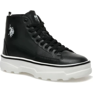 U.S. Polo Assn.  101171274 Sodium Hi 2rp Kadin Yarim Bot Ayakkabı - Siyah Bej