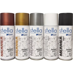 Stella Mermer Efekti Sprey 200 ml  Siyah