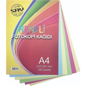A4 Renkli Fotokopi Kağıdı 100'lü