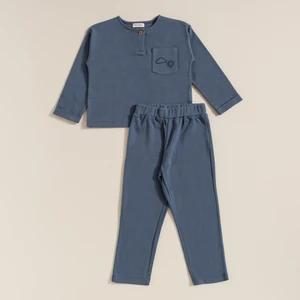 Pijama Set Cepli Lacivert