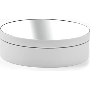12 cm. 360 Derece Dönen Pikap Aynası Elektrikli Ekran Stand Video Çekim Planları Turntable, Yük: 3 kg. - Beyaz (Yurt Dışından)