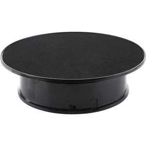 20 cm. 360 Derece Elektrikli Döner Turnot Ekran Stand Fotoğraf Video Çekim Planları Turntable, Maksimum Yük 1.5 kg. - Siyah (Yurt Dışından)
