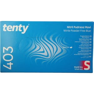 Nitril Pudrasız Mavi Eldiven S Beden 100 Adet