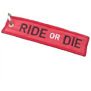 Ride Or Die Motorcu Kumaş Anahtarlık