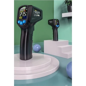 Dijital Kızılötesi Termometre 50 ~ 600C Lazer Sıcaklık Ölçer Temassız Ateş Ölçer