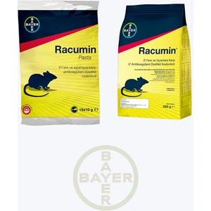 Racumin Fare ve Sıçanlar Için 2’li Set Zehirli Fare Buğdayı 250 Gr Fare Pastası 10*10